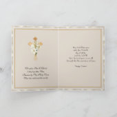 イースター恵み復活イエス祈りの言葉ホリデー シーズンカード (内部)