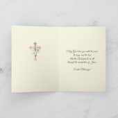 イースター恵み祈りの言葉復活宗教 シーズンカード (内部)