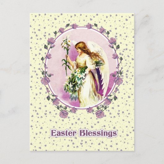 イースター恵み祈ズエンジェル シーズンポストカード (正面)