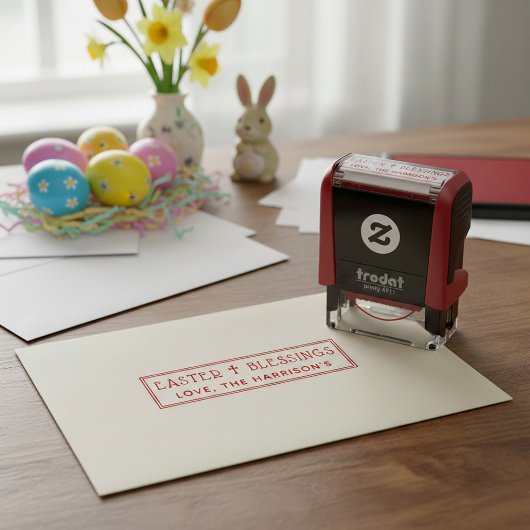 イースター恵み聖十字架 セルフインキングスタンプ