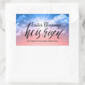 イースター恵み長方形ステッカー 長方形シール (バッグ)