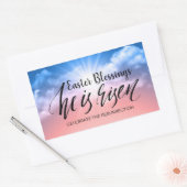 イースター恵み長方形ステッカー 長方形シール (封筒)