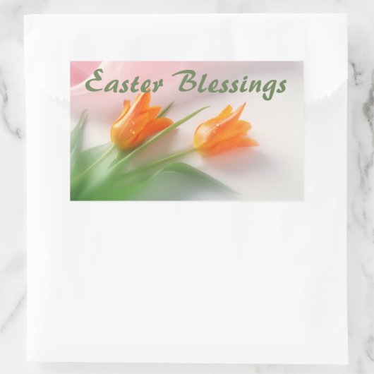 イースター恵み長方形ステッカー 長方形シール (バッグ)