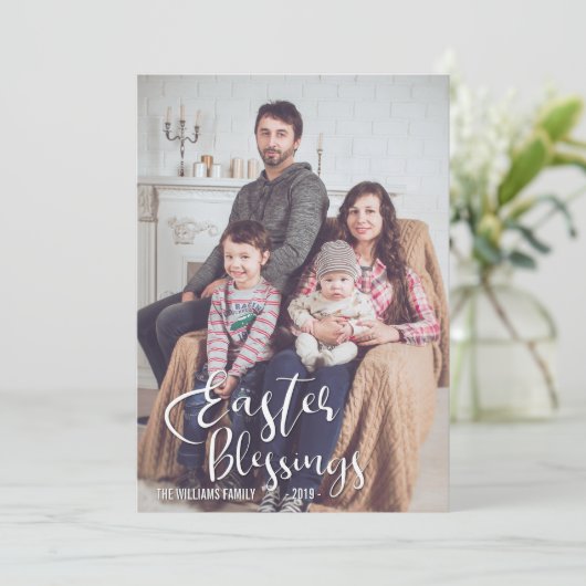 イースター恵み |イースタエレガントーの家族写真 シーズンカード (スタンド正面)
