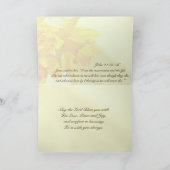 イースター恵み、ジョン11:25-26、ダフォジル シーズンカード (内部)