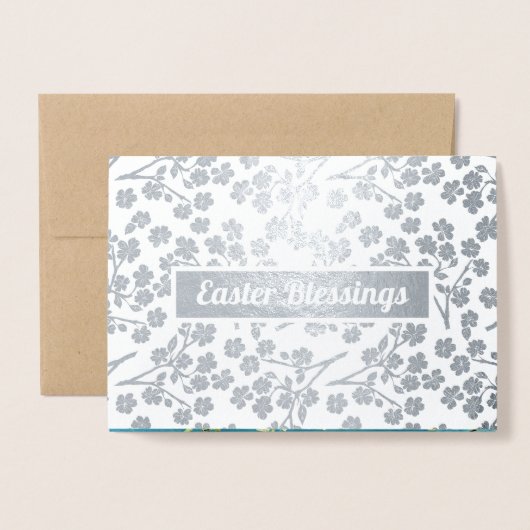 イースター恵み。ファインアートラグジュア実在リー 箔カード (封筒付き正面)