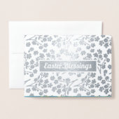 イースター恵み。ファインアート贅沢 箔カード (封筒付き正面)