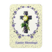イースター恵み。フローライースタークロスギフト マグネット (縦)