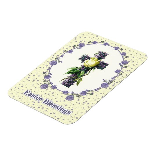 イースター恵み。フローライースタークロスギフト マグネット (左側)