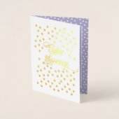 イースター恵み。リトルアフリカンアメリカン・エンジェル 箔カード (正面)