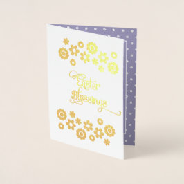 イースター恵み。リトルアフリカンアメリカン・エンジェル 箔カード