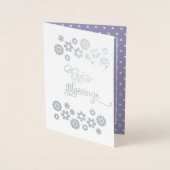 イースター恵み。リトルアフリカンアメリカン・エンジェル 箔カード (正面)