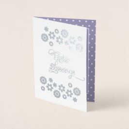 イースター恵み。リトルアフリカンアメリカン・エンジェル 箔カード