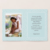 イースター恵み。リトルアフリカンアメリカン・エンジェル 箔カード (内部)