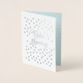 イースター恵み。リトルアフリカンアメリカン・エンジェル 箔カード (正面)