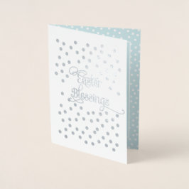 イースター恵み。リトルアフリカンアメリカン・エンジェル 箔カード