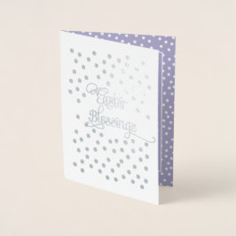 イースター恵み。リトルアフリカンアメリカン・エンジェル 箔カード