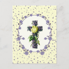 イースター恵み。ヴィンテージ十字宗教 シーズンポストカード