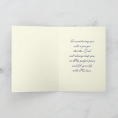 イースター恵み。ヴィンテージ祈の天使の宗教 シーズンカード (内部)