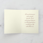 イースター恵み。ヴィンテージ祈の天使 シーズンカード (内部)