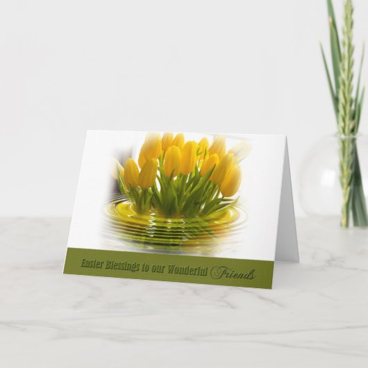 イースター恵み – 友だち シーズンカード (正面)