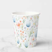 イースター恵み |名前をカスタムする |フローラ 紙コップ (左)