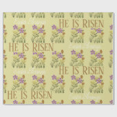 イースター恵み |彼はフローラ・ラかわいらしーを起こした ラッピングペーパー (フラット)