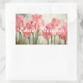 イースター恵み 長方形シール (バッグ)