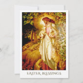 イースター恵み。201.良い羊飼い絵画の シーズンカード (正面)