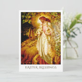 イースター恵み。201.良い羊飼い絵画の シーズンカード (スタンド正面)