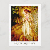 イースター恵み。201.良い羊飼い絵画の シーズンポストカード (正面)