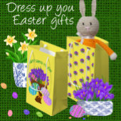 イースター抱き枕 スモールペーパーバッグ