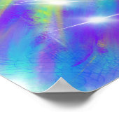 イースター抽象芸術復活クロス ポスター (角)