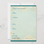 イースター招待を祝って下さい 招待状 (裏面)