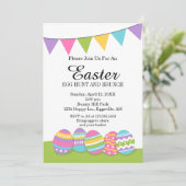 イースター招待状の卵狩りまたはブランチ 招待状 (スタンド正面)