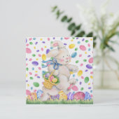 イースター招待状(卵狩り?) 招待状 (スタンド正面)