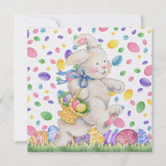 イースター招待状(卵狩り?) 招待状 (正面)