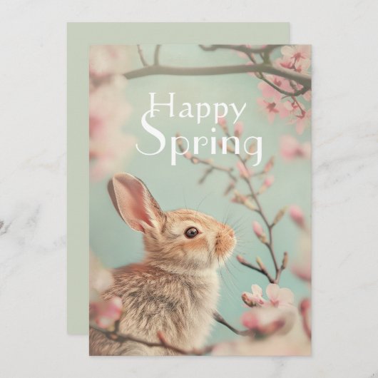 イースター招待状 招待状 (正面/裏面)