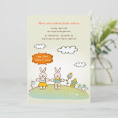 イースター招待状 招待状 (スタンド正面)