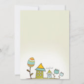 イースター招待状 招待状 (裏面)