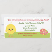 イースター招待状 招待状 (裏面)