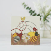 イースター招待状 招待状 (スタンド正面)