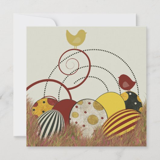 イースター招待状 招待状 (正面)