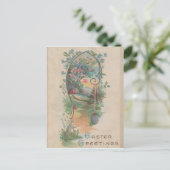 イースター挨拶の1912年のヴィンテージの郵便はがき シーズンポストカード (スタンド正面)