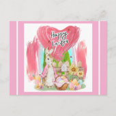 イースター挨拶はがき ポストカード (正面)
