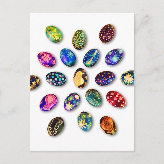 イースター挨拶状 シーズンポストカード (正面)