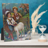 イースター挨拶1908 フォトプラーク (側面)