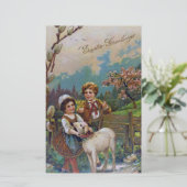 イースター挨拶1908 便箋 (スタンド正面)