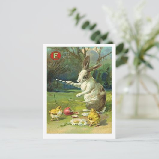 イースター挨拶 – はがき シーズンポストカード (スタンド正面)