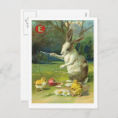 イースター挨拶 – はがき シーズンポストカード (正面/裏面)